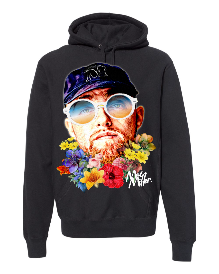 Mac Miller Floral Hoodie