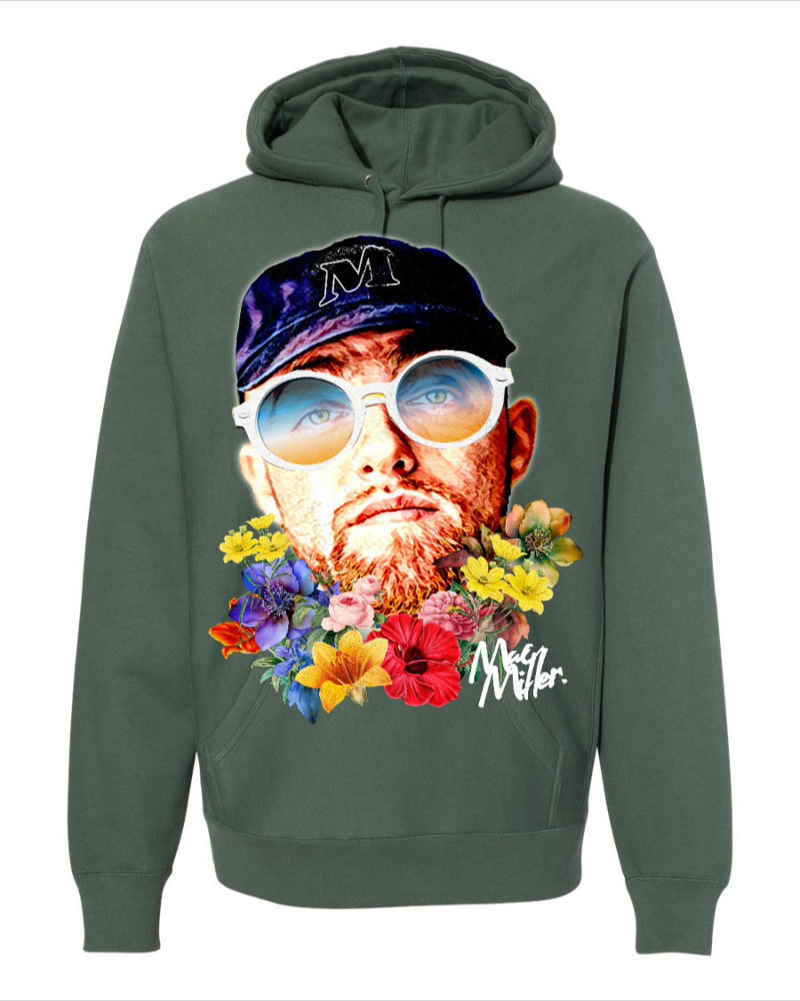 Mac Miller Floral Hoodie