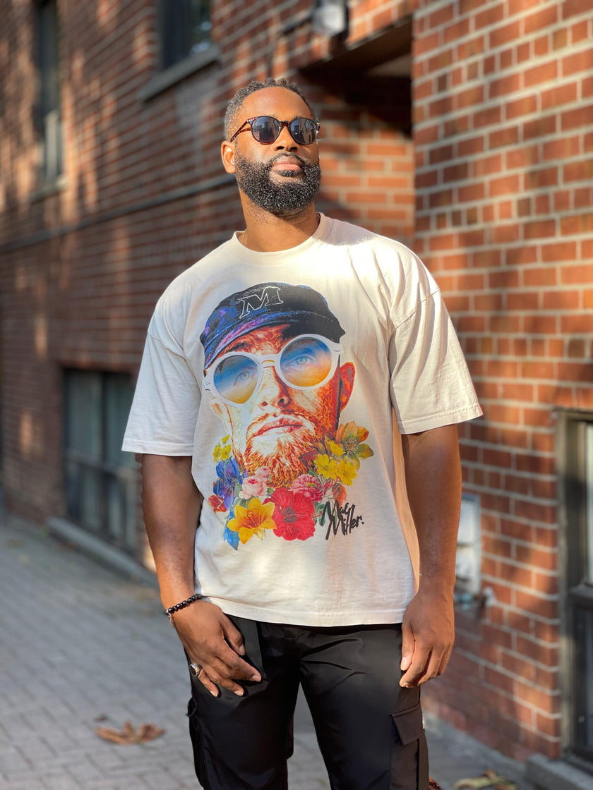 Mac Miller Floral T-shirt