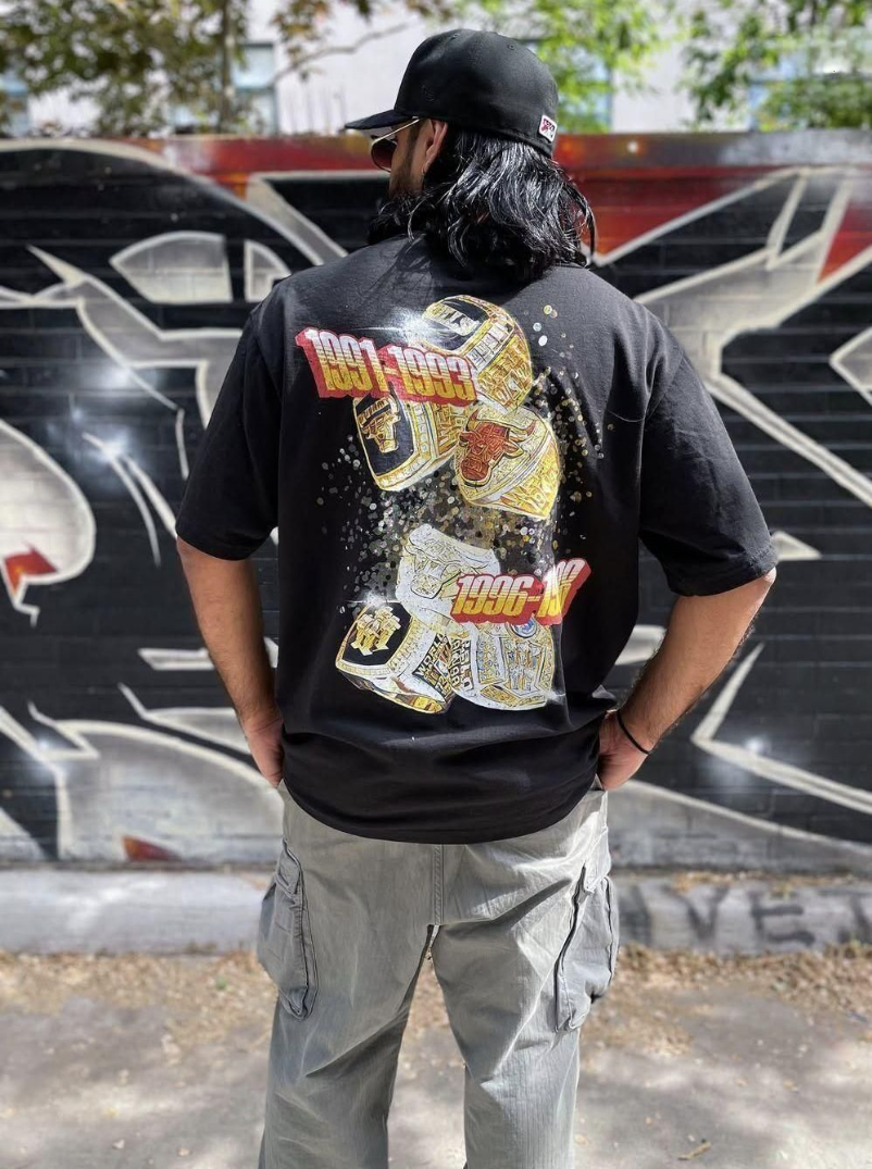 Michael Jordan 3 Peat x 2 Tee