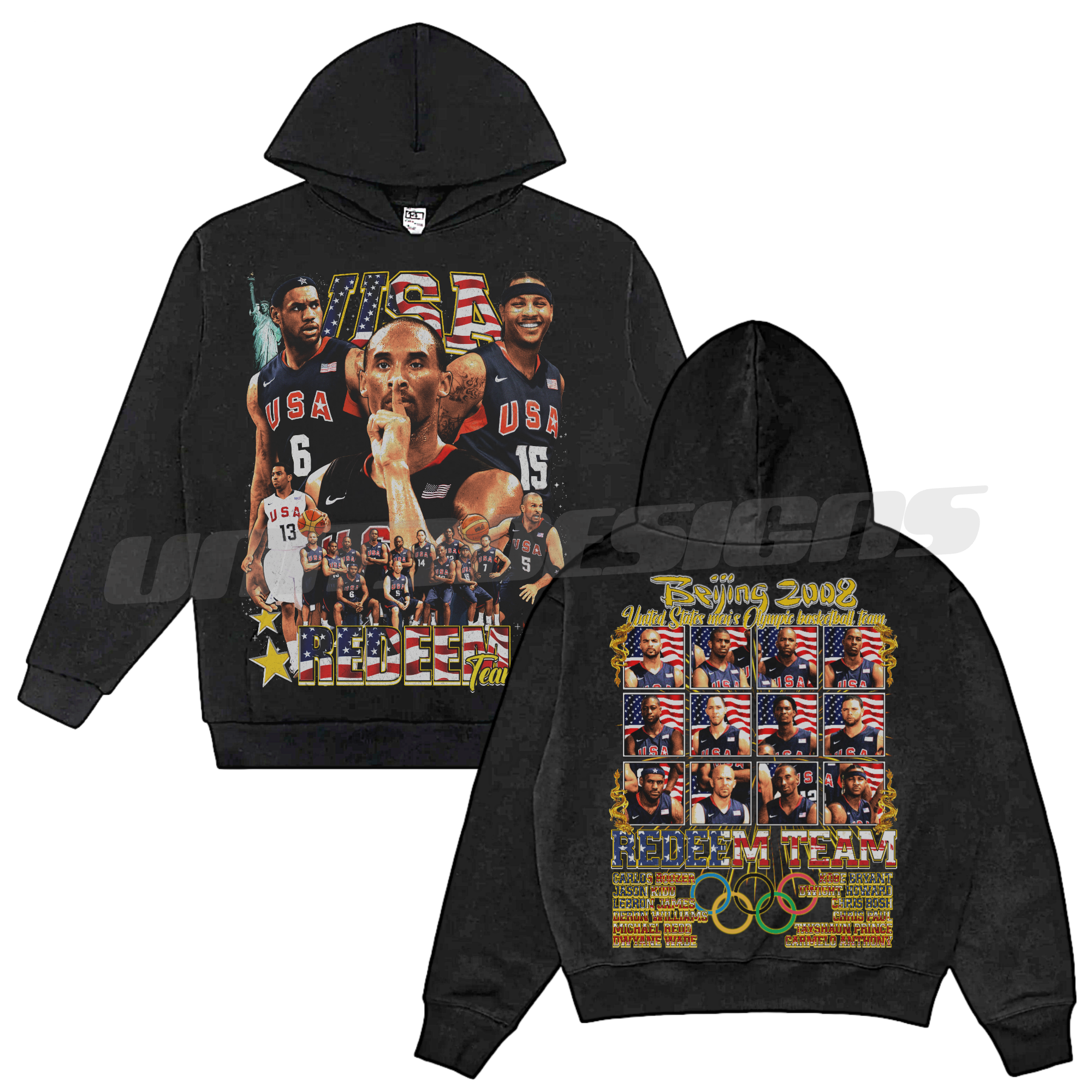 2008 USA Redeem Team Hoodie