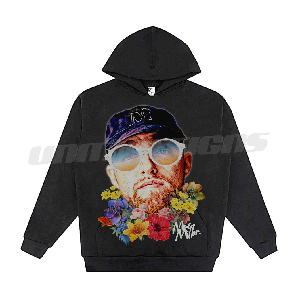 Mac Miller Floral Hoodie