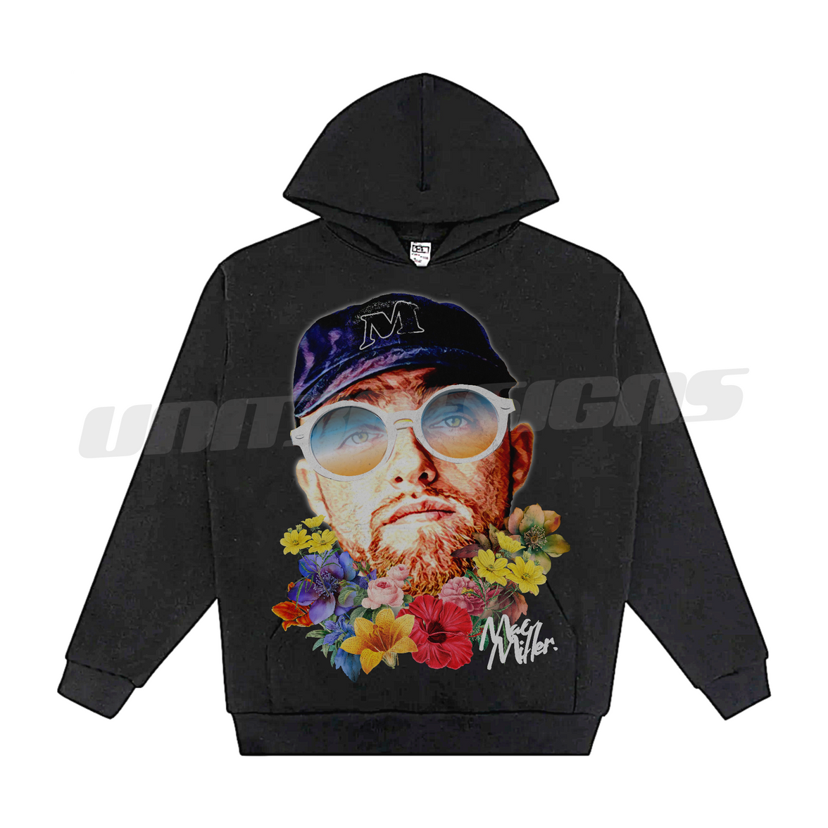 Mac Miller Floral Hoodie