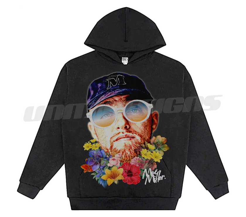 Mac Miller Floral Hoodie
