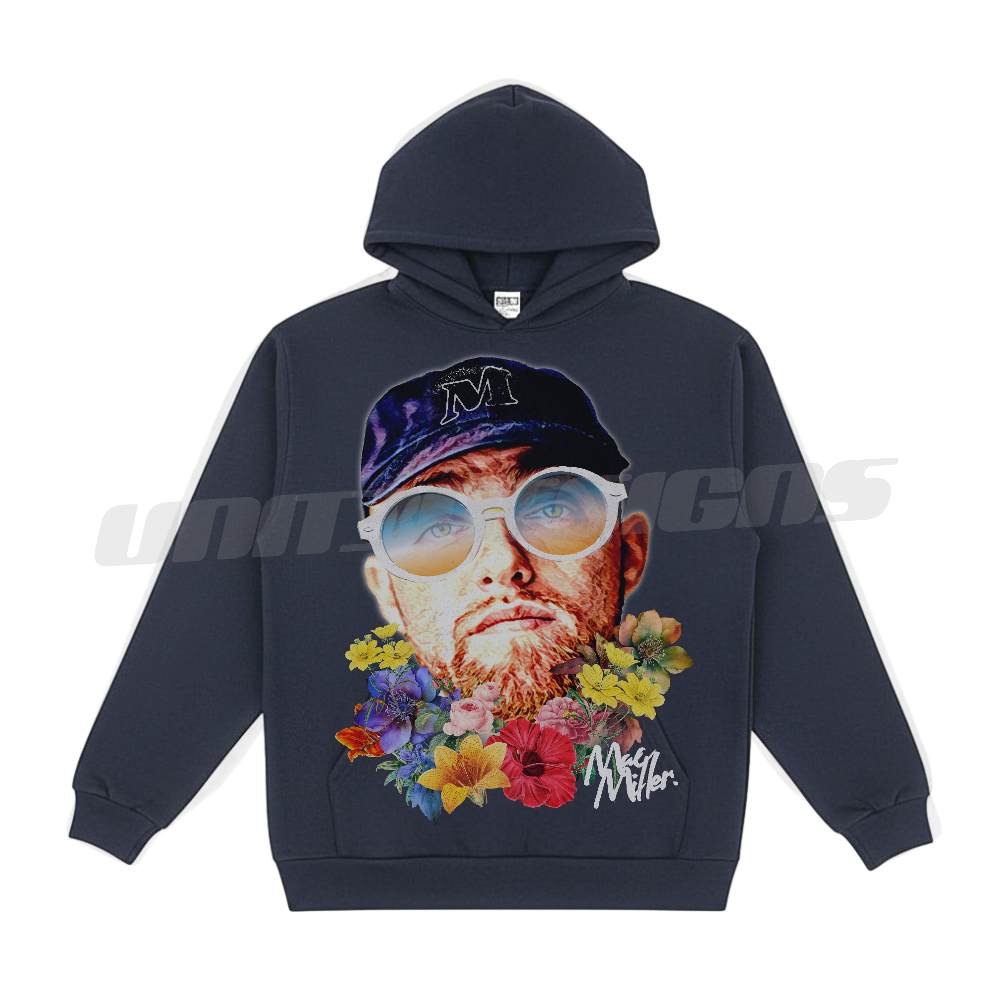 Mac Miller Floral Hoodie