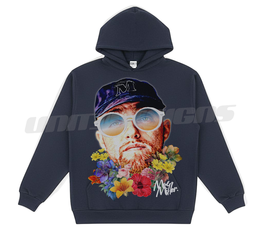 Mac Miller Floral Hoodie
