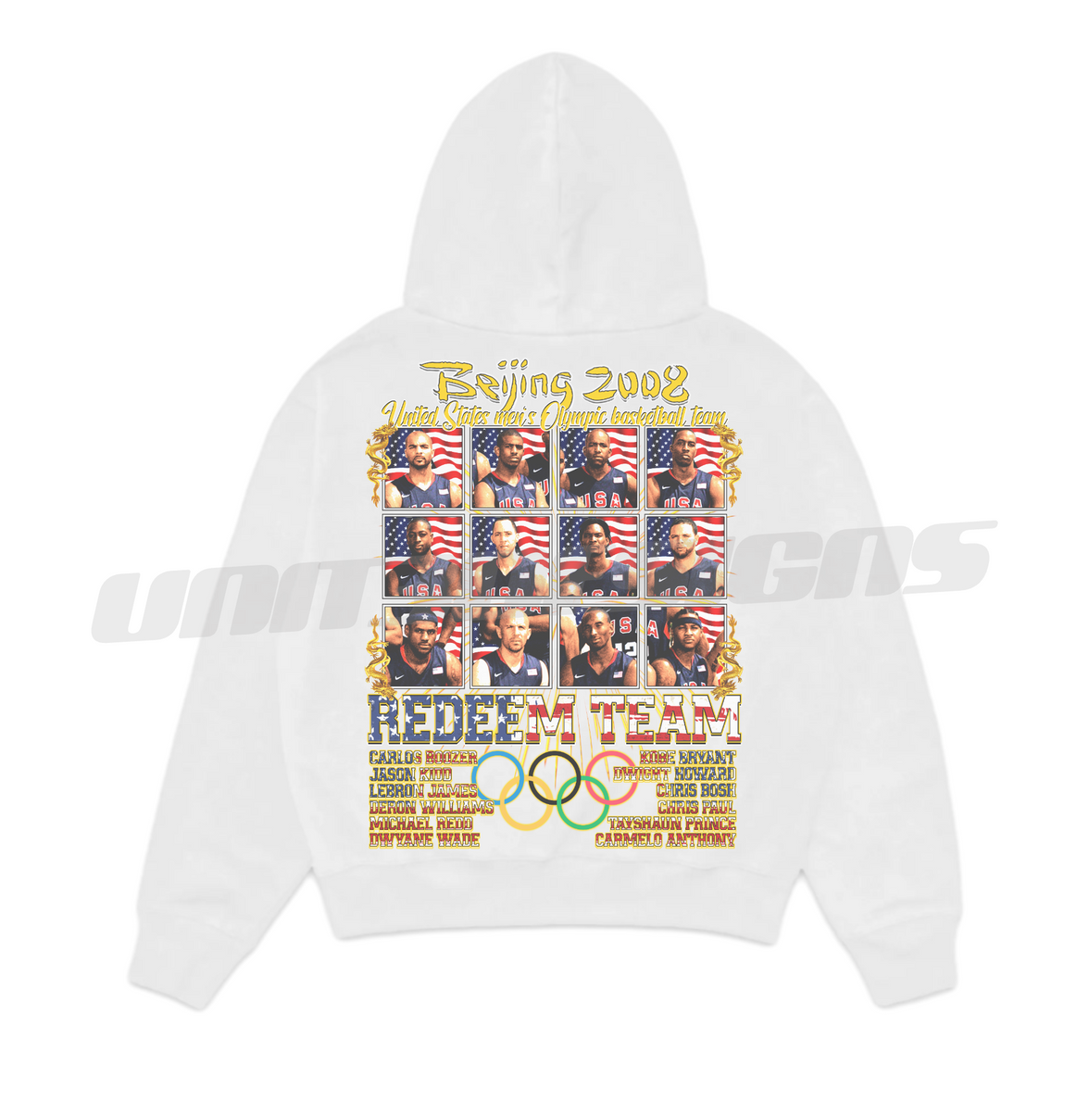 2008 USA Redeem Team Hoodie