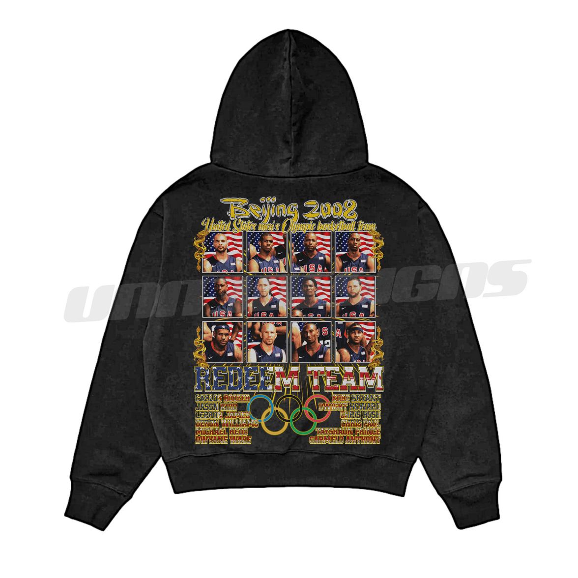 2008 USA Redeem Team Hoodie