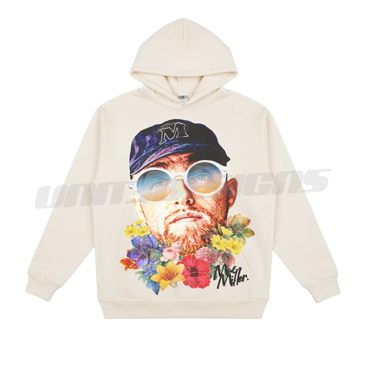Mac Miller Floral Hoodie