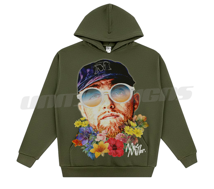 Mac Miller Floral Hoodie