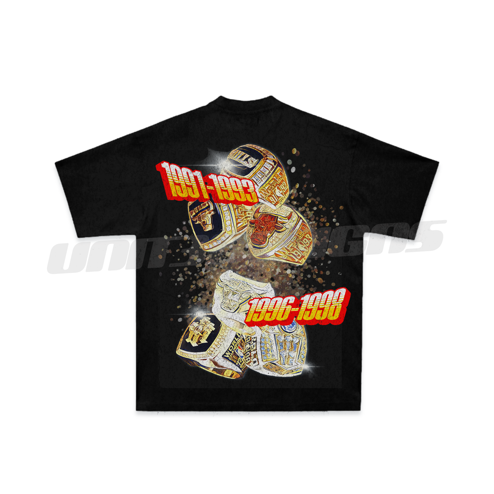 Michael Jordan 3 Peat x 2 Tee