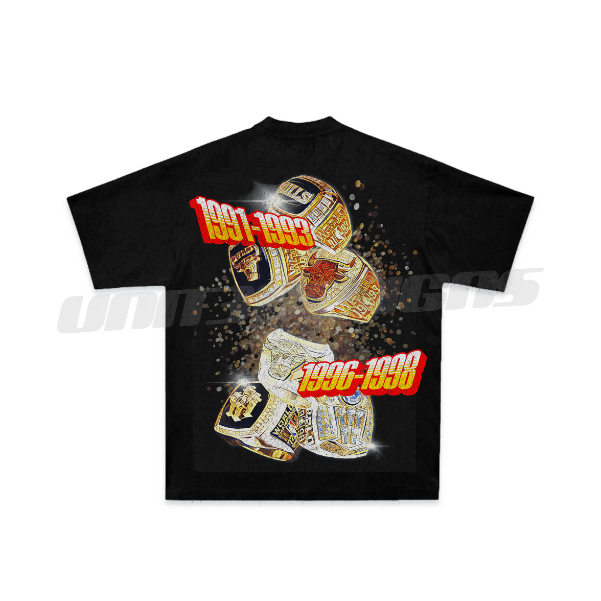 Michael Jordan 3 Peat x 2 Tee