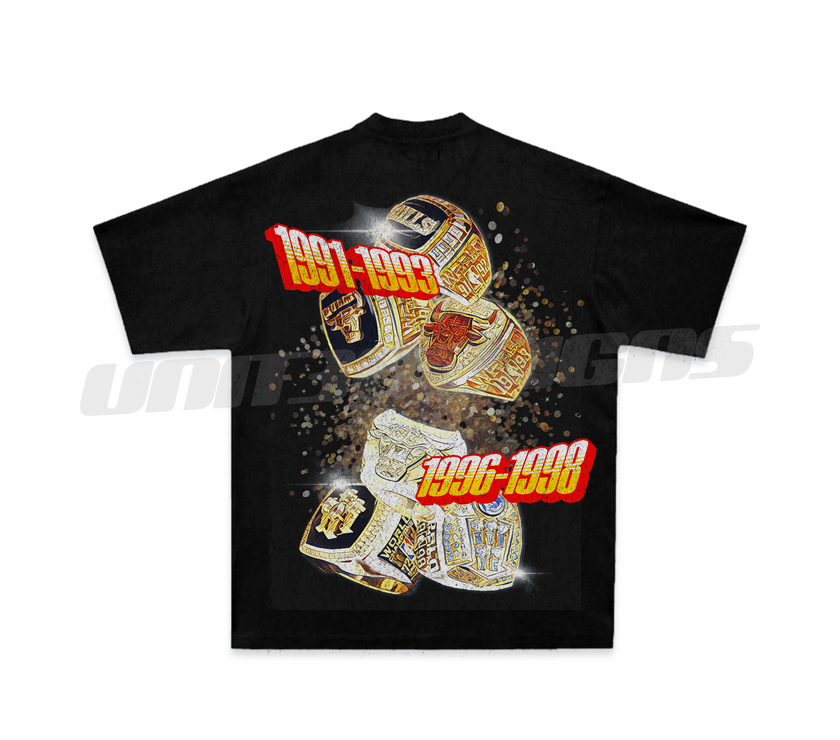 Michael Jordan 3 Peat x 2 Tee