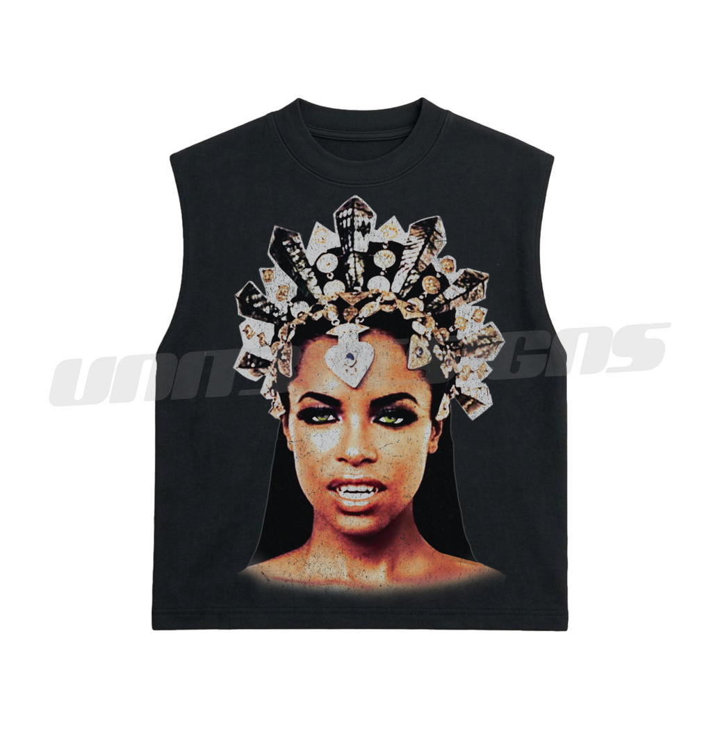 Queen Aaliyah Sleeveless Tee