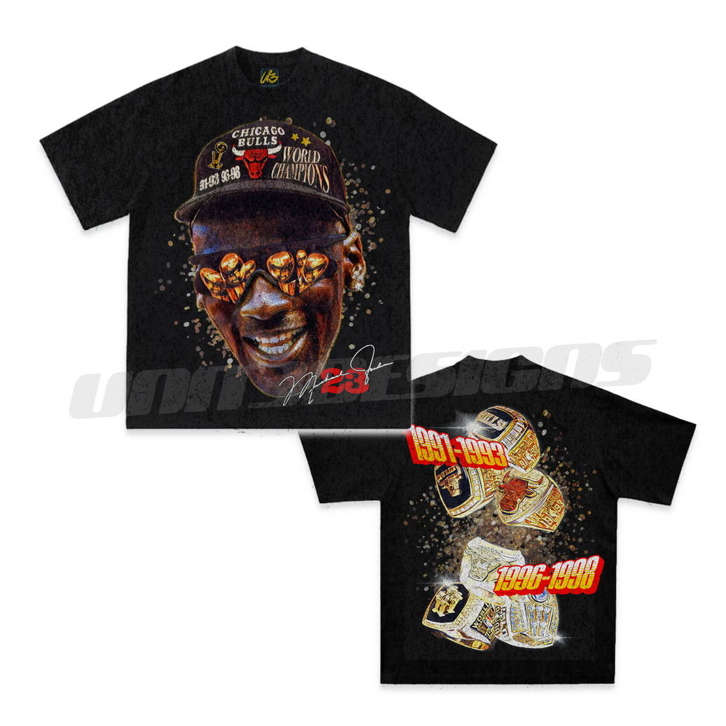 Michael Jordan 3 Peat x 2 Tee