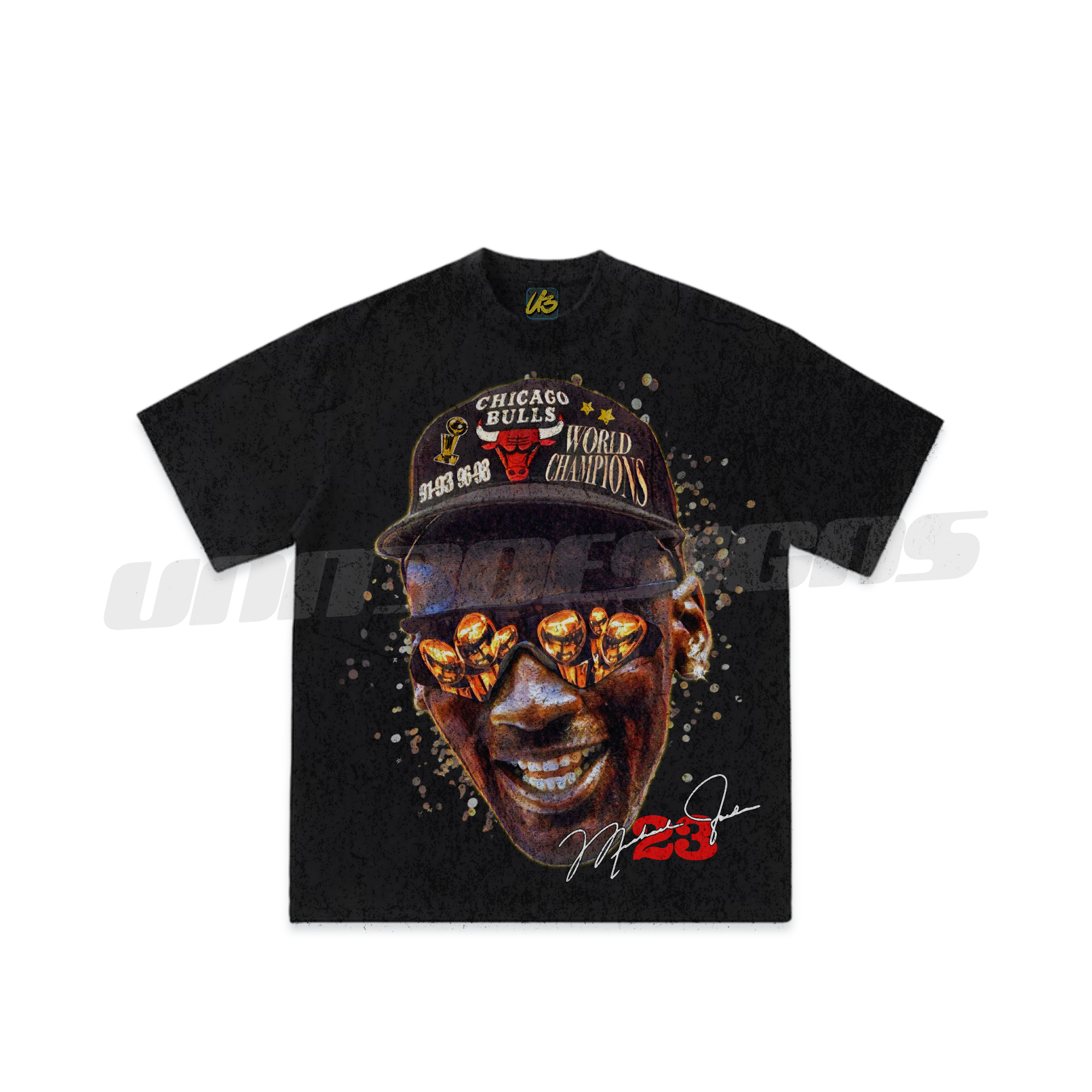 Michael Jordan 3 Peat x 2 Tee