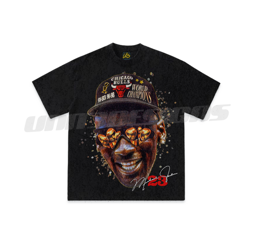 Michael Jordan 3 Peat x 2 Tee