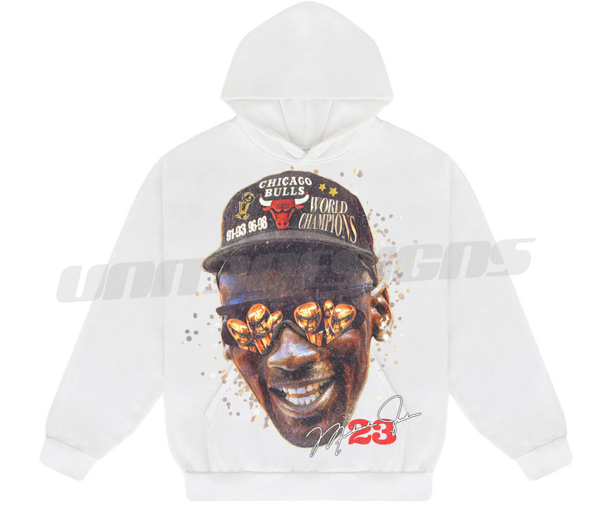 Michael Jordan 3 Peat x 2 Hoodie