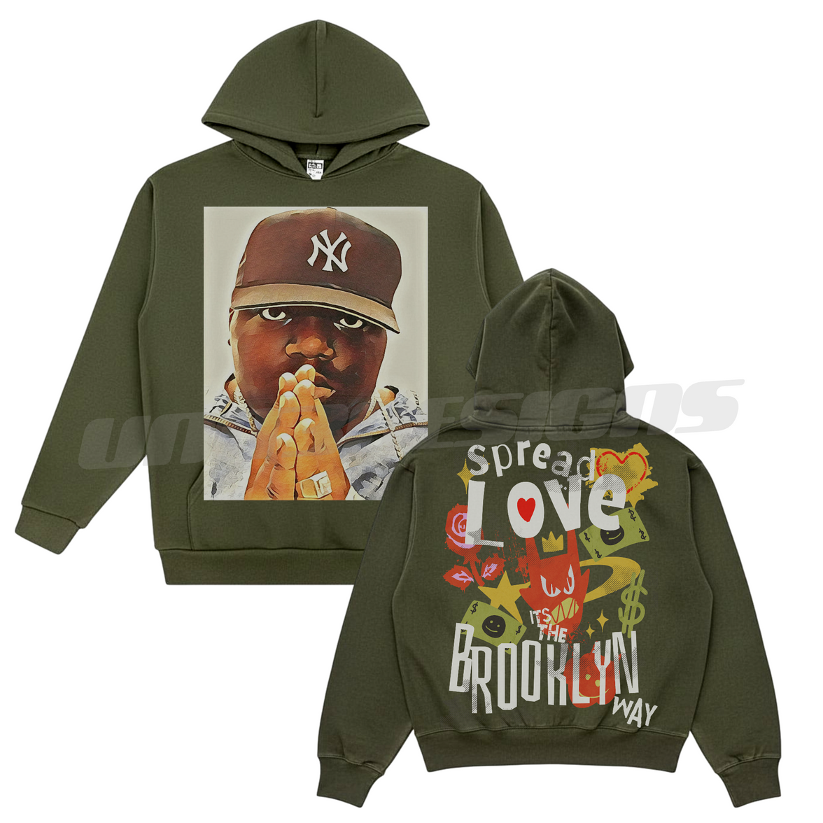 Biggie Smalls (Spread Love) Hoodie