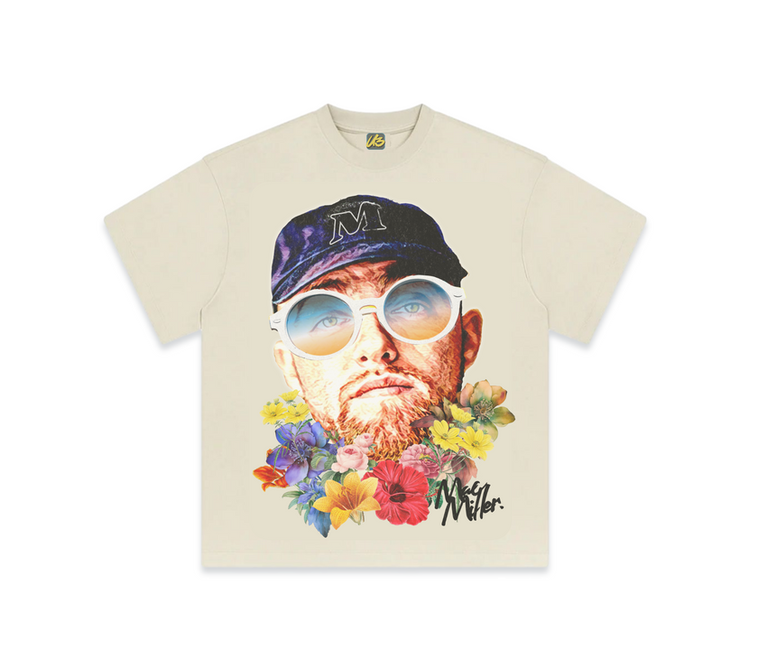 Mac Miller Floral T-shirt