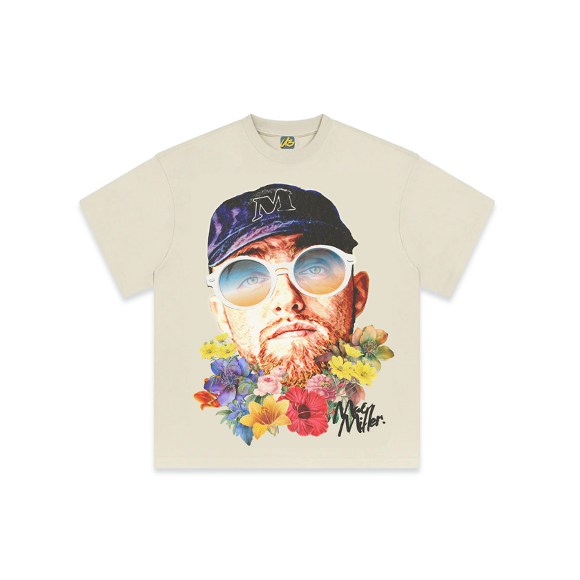 Mac Miller Floral T-shirt