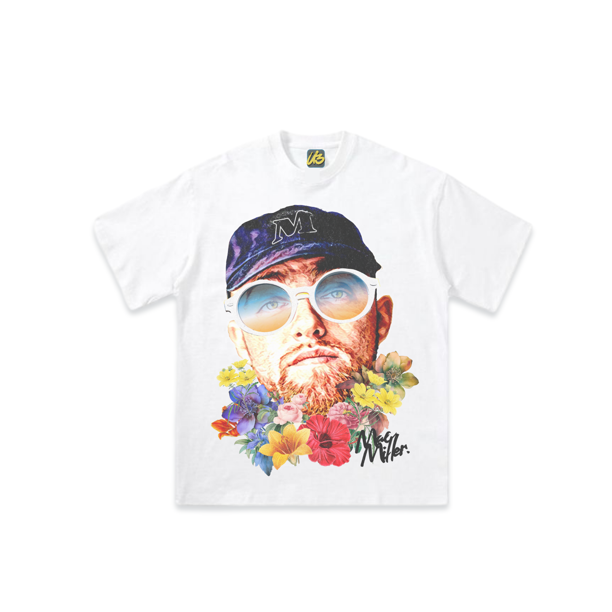 Mac Miller Floral T-shirt