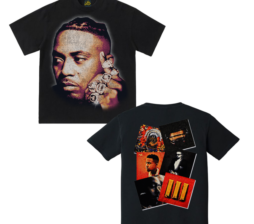 Nas 6 Rings 'King's Disease' T-shirt