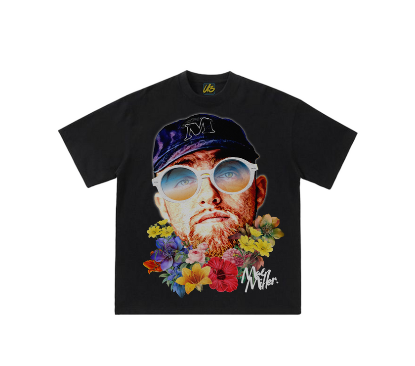 Mac Miller Floral T-shirt