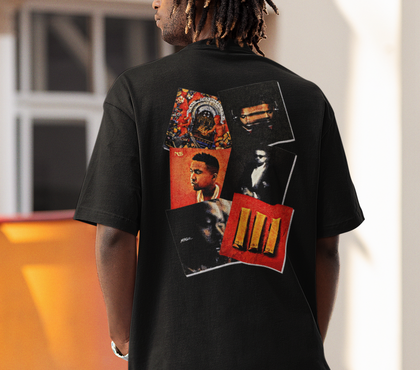 Nas 6 Rings 'King's Disease' T-shirt