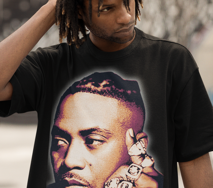 Nas 6 Rings 'King's Disease' T-shirt